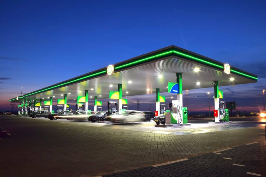 Elektrotechnische installaties bij tankstation BP muiden